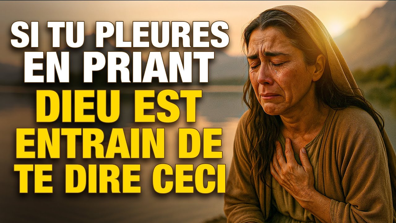 Si tu pleures en priant, ce n’est pas un hasard — Dieu veut te révéler quelque chose