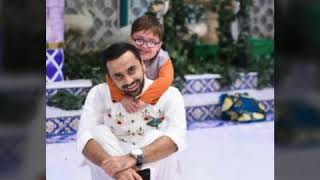 Beautiful bonding between Waseem Badami &amp; Daacc Sahb (Cute Little baby Ahmed Shah)