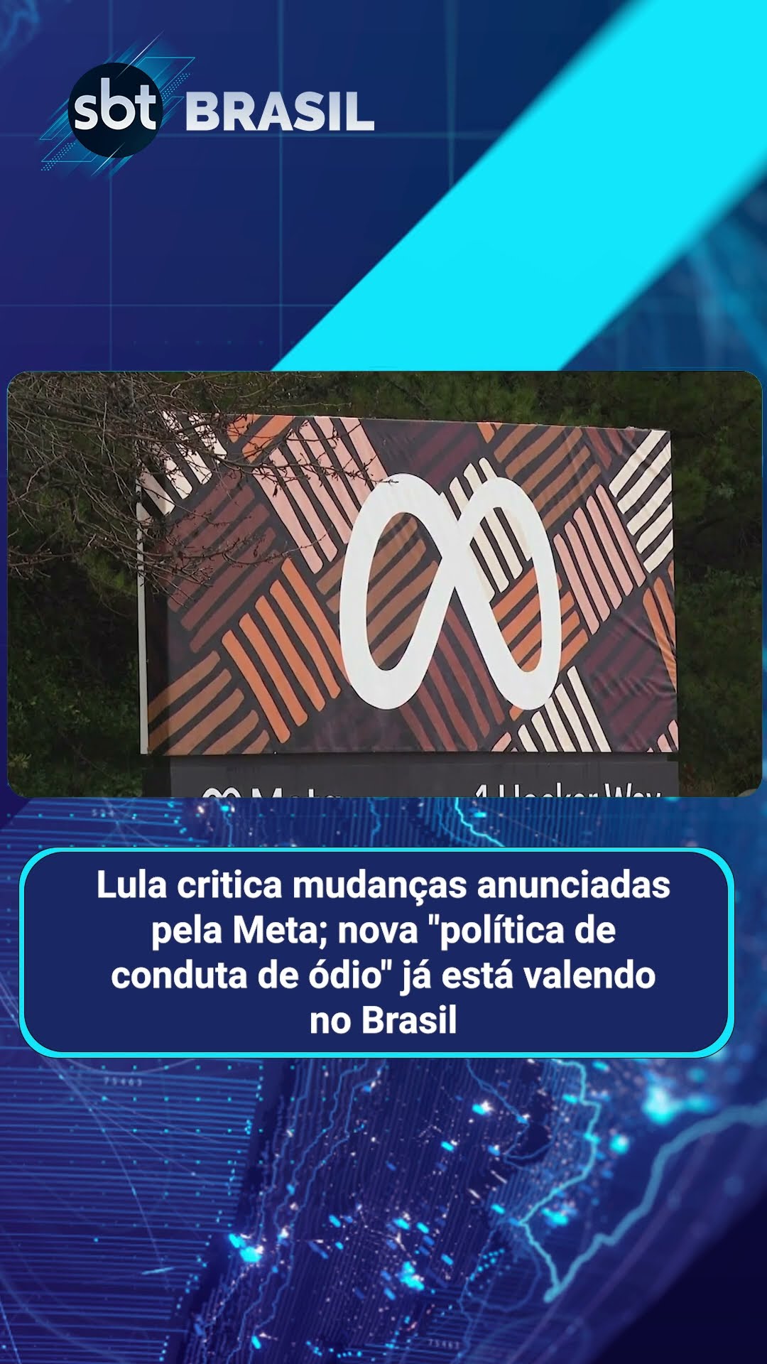 Lula critica decisão da Meta de encerrar checagem de fatos e convoca reunião | SBT Brasil (09/01/25)