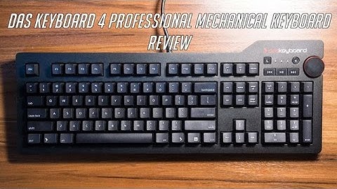 Das Keyboard 4 Professional Mechanical Keyboard Review | Brown Cherry MX