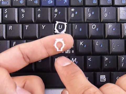 Mini Netbook Laptop Keyboard Key Repair | Fix Install ...