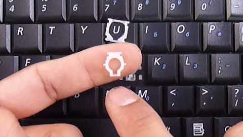 Mini Netbook Laptop Keyboard Key Repair | Fix Install Stuck Sticky Keys | Samsung N110 NC10