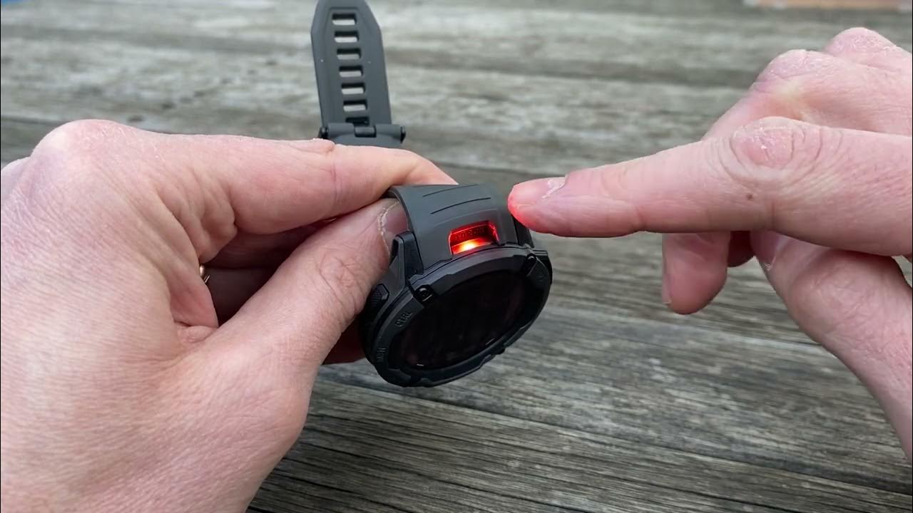 Instinct 2X SOLAR Garmin et lampe torche comment utiliser