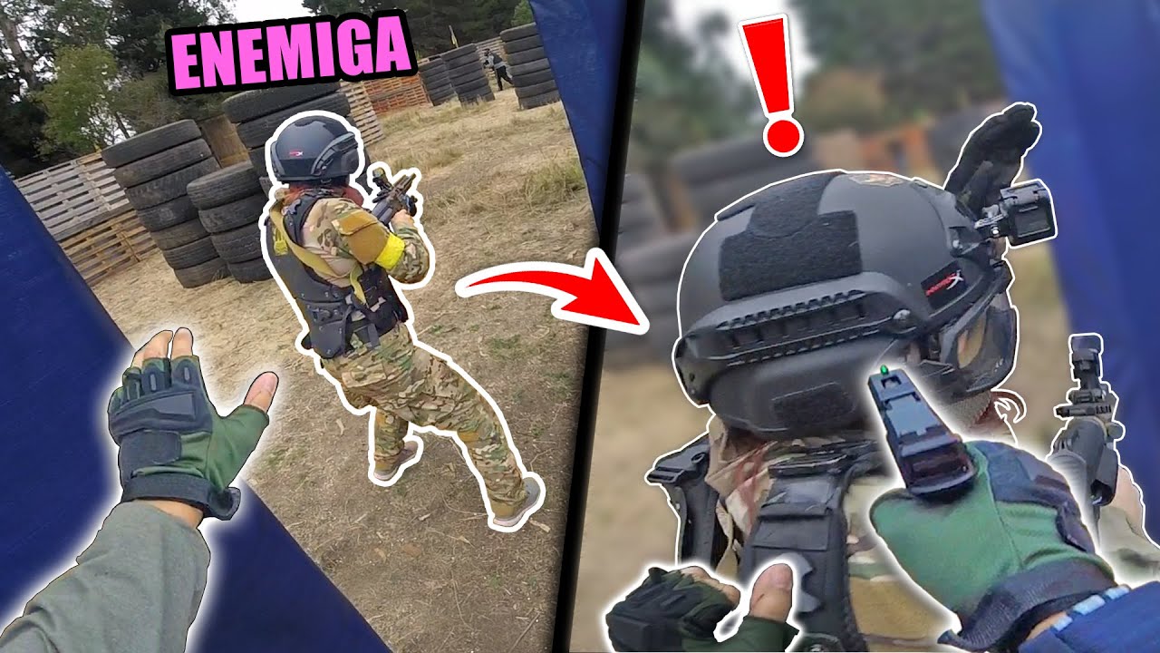 ASÍ CONSEGUÍ NOVIA ❤️ ▬ La AGARRÉ por ATRÁS 😈❗️ ▬  Airsoft Gameplay 🔥