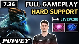 7.36 - Puppey ZEUS Hard Support Gameplay - Dota 2 Full Match Gameplay