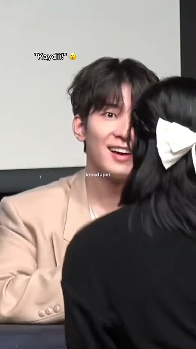 The lucky fan had her Y/N moment with her bias#seventeen #carat #wonwoo #kpop #fansign #bias #cancer