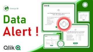 Data Alerts | Ginesys BI | Qlik Sense | 2023