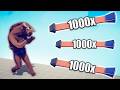 MINOTAUR & DINOSAUR vs 1000x OVERPOWERED UNITS - TABS | Totally Accurate Battle Simulator 2026