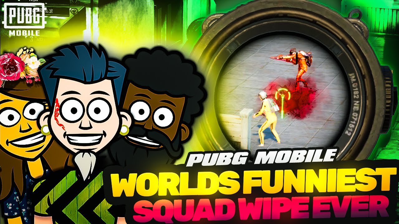 Worlds Funniest Squad Wipe & Rush Gameplay Pubg Mobile With Bhatti, Kali & Sugraan | 007 AADIL