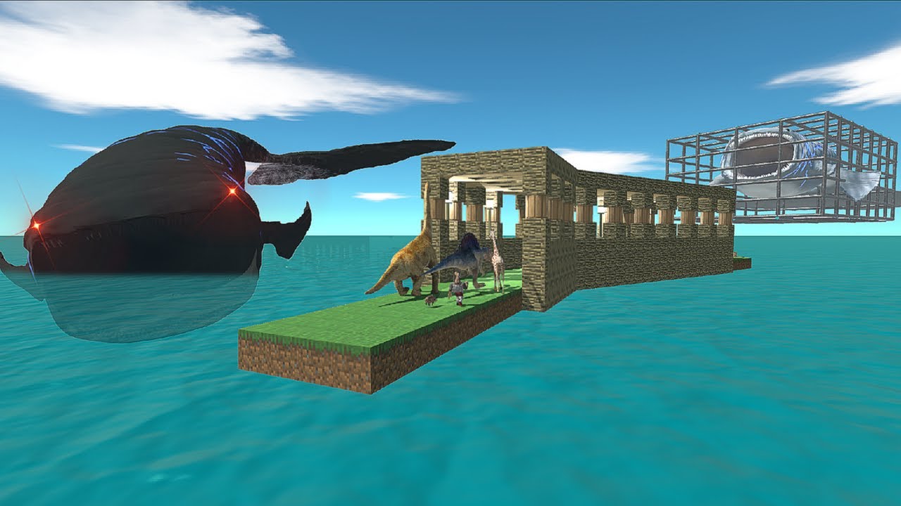 BLACK VS WHITE - ENTER THE WOOD TUNNEL TO RESCUE WHITE BLOOP - Animal Revolt Battle Simulator