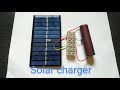 How can we charge lithium battery from solar panel
