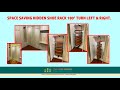 Space Saving Singapore. Hidden Shoe Rack 180° L & R. Space Saving Furniture. Space Saving Products.