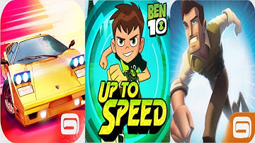 Ben 10 Up To Speed VS Asphalt Overdrive VS Danger Dash | Android iPad iOS Gameplay