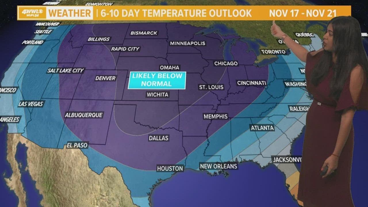 Cooler air arrives this weekend - YouTube