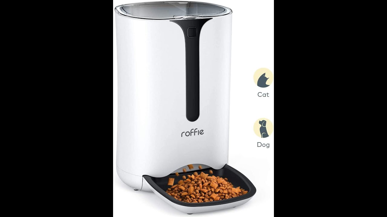 Roffie Automated Pet Food Feeder YouTube