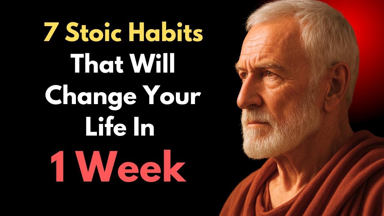 7 Stoic Habits That Will Change Your Life in 1 Week | Stoic Philosophy ...