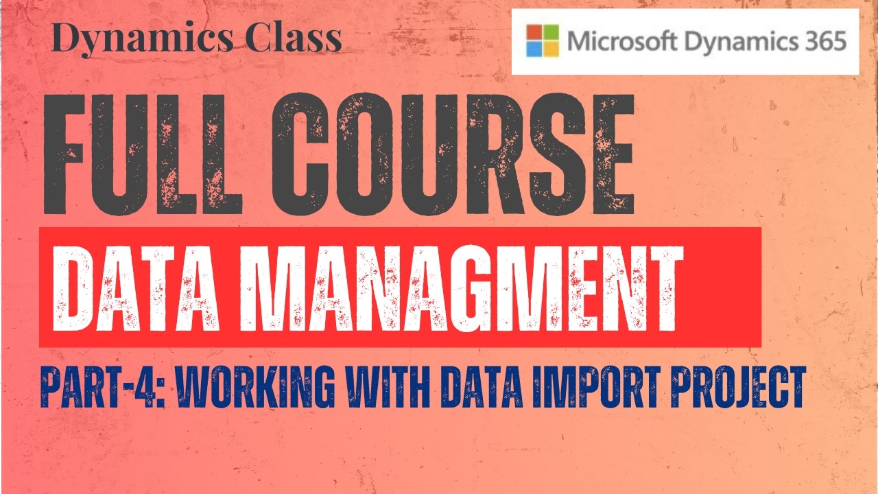 Part-4: Data import [Data Management] in Dynamics 365 Finance and SCM ...