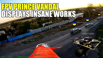 GEWELDIG WERK! FPV Prince Vandal wacht en overvalt passerende Oekraïense voertuigen.