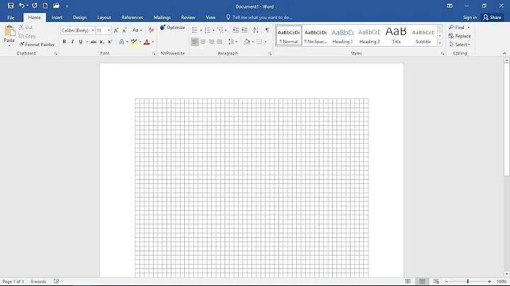 How to remove Grids In Microsoft Word (Blue Grids  When Open Microsoft Word) Window 10