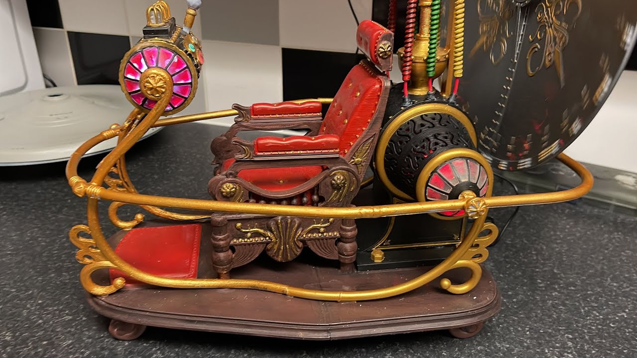 H. G. Wells’ The Time Machine 3D printed model kit built and lit with ...
