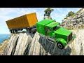 Cars vs Cliff Roads #10 - BeamNG.DRIVE | The Real Happy #beamngdrive #beamng #cliffroads #crash
