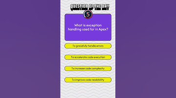 #Salesforce #Apex Q&A