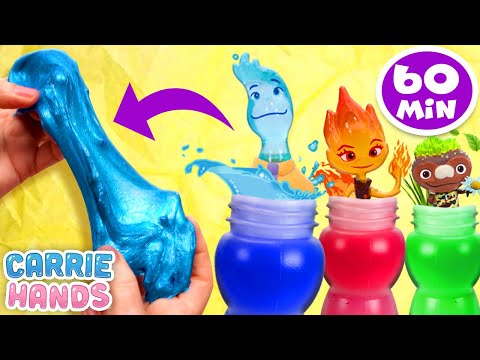 DIY Crafts Making Slime, Miniature Play Doh Food & Colourful Paintings | Fun Compilations For Kids