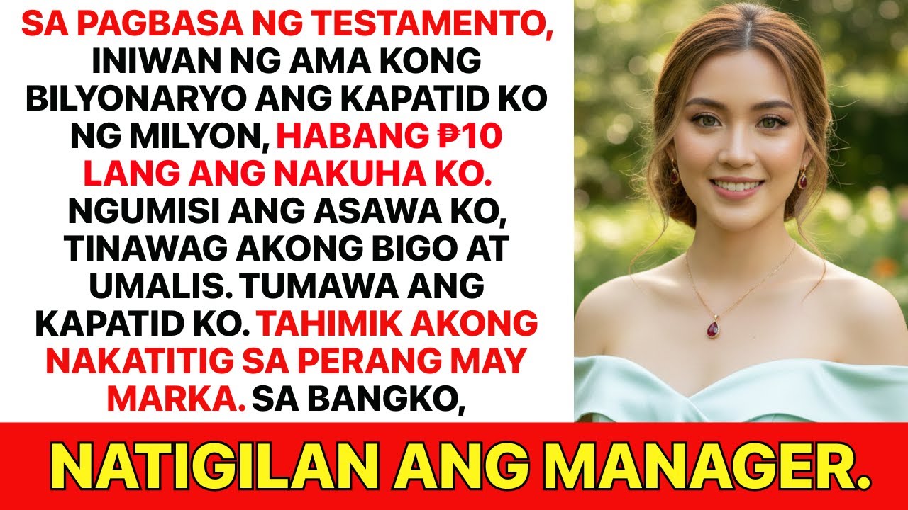 Sa Pagbasa ng Testamento, Iniwan ng Bilyonaryong Lolo Ko ang Lahat ng Milyon, Ako’y Tanging…