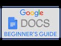 Beginner’s Guide to Google Docs