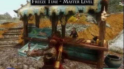 Slow and Freeze Time (My Skyrim Mod)