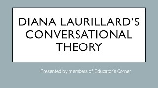 Educators' Corner presents Conversational Theory