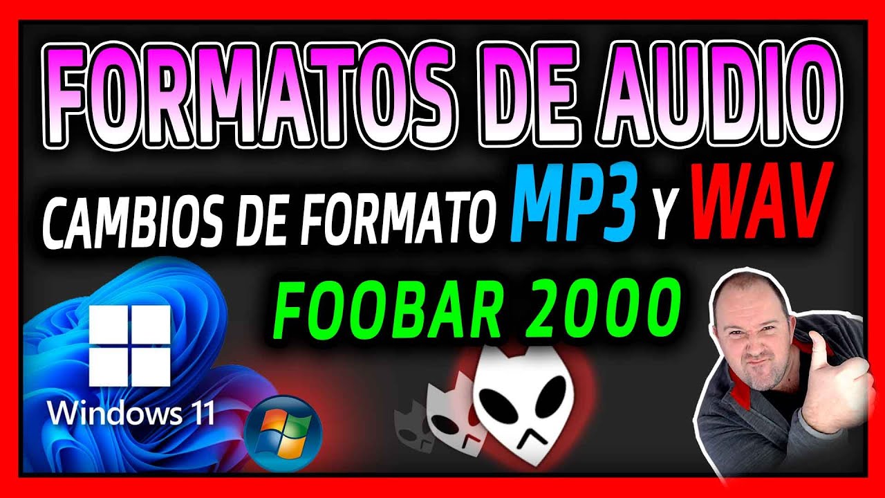 Foobar2000 convertir mp3 a wav y otros formatos convertidor de
