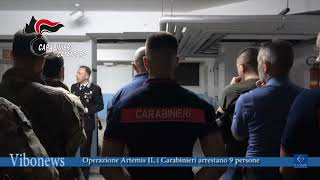 Operation Artemis II, Carabinieri arrest 9 people