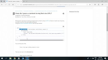 Start the Quriobot conversation based on data from the URL