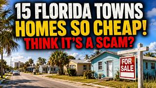 15 Florida Towns Where Homes Are So Cheap, You'll Think It's a Scam (2026)