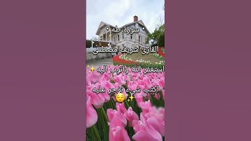 القرآن الكريم |ارح سمعك واستغفر ربك
