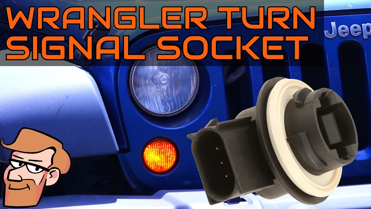 JK Wrangler Front Turn Signal Socket Replacement, No Tools! (2007-2018) •  Cars Simplified Quick Tips - YouTube