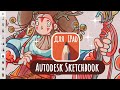 SketchBook для Ipad | Плюсы и минусы в сравнении с Procreate + любимые кисти