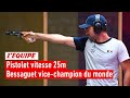 Mondiaux de tir  le franais clment bessaguet vicechampion du monde du pistolet vitesse 25 m