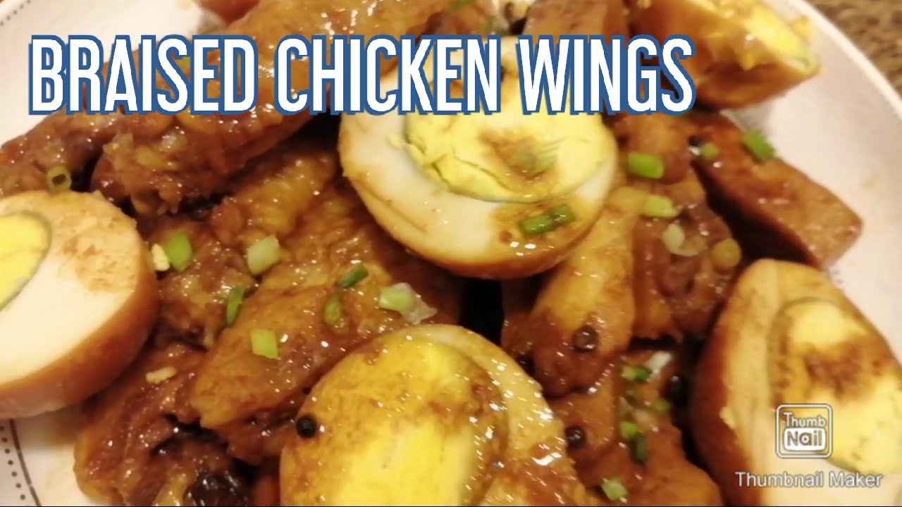 Braised Chicken Wings with Hardboiled Eggs in Lo Sui Marinade