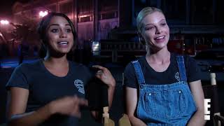 monica raymund shwason lauren german leslie shay gabriela dawson chicago fire interview
