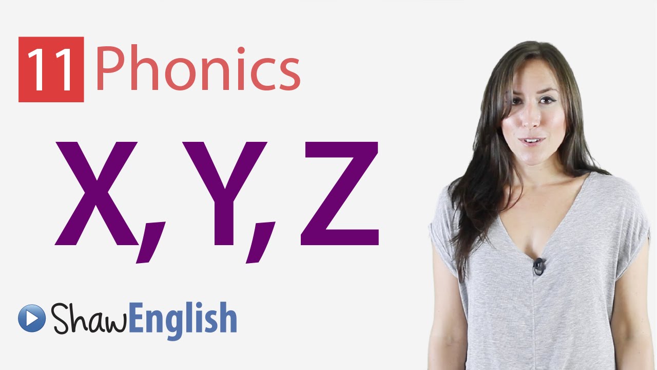 English Phonics Consonants X Y And Z Youtube