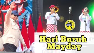 Anto Tipe-X Melihat Dari Dekat Band Tipe-X Semarakkan Hari Buruh di Monas | Presiden Prabowo Hadir .
