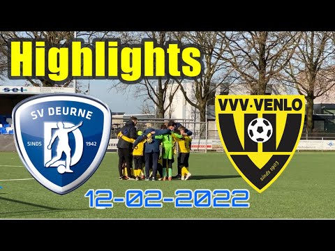 HIGHLIGHTS S.V.DEURNE VS. VVV-VENLO U12 (0-7) 12-02-2022