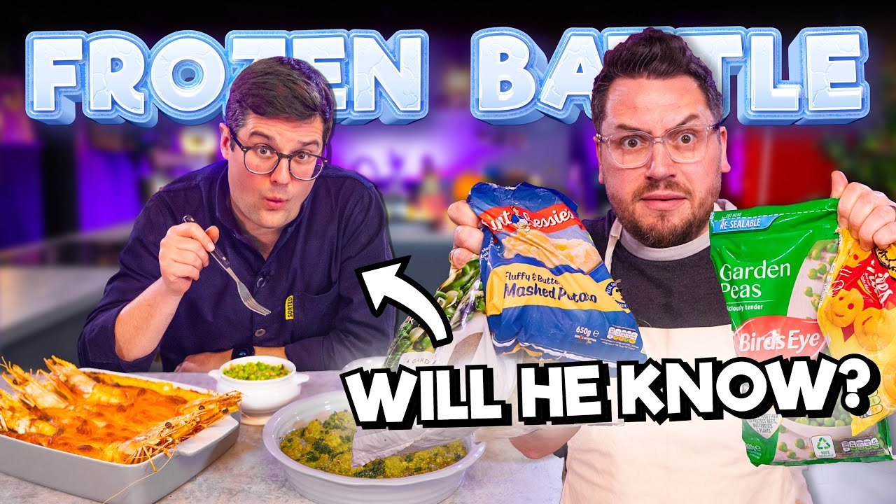 ⁣Frozen Ingredients ONLY Battle | But can a Chef Tell? (BATTLE)
