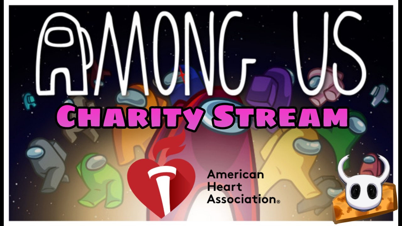 Fundraising for AHA, Heartstream Heroes 2026 | Among us Collab with Vtubers friends!