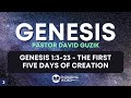 The first five days of creation  genesis 1323