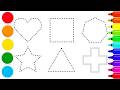 Easy 2D Shapes Drawing for Beginners | Step by Step Tutorial