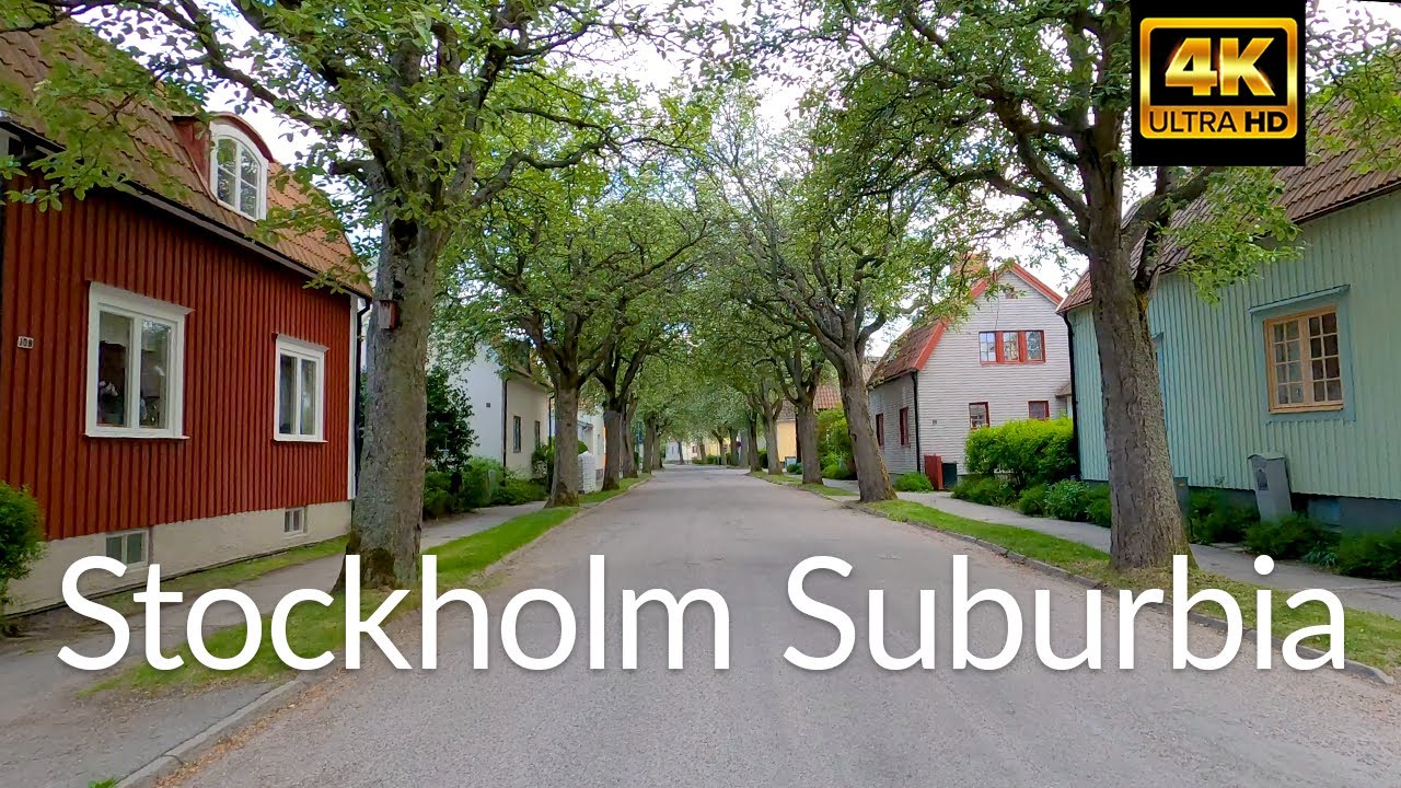 This Suburb in Stockholm Will Leave You in Awe! | ENSKEDEDALEN #4k #walking #sweden