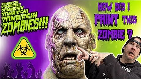 Painting Zombies (The Most Epic Mask) - Part 1- How to...
